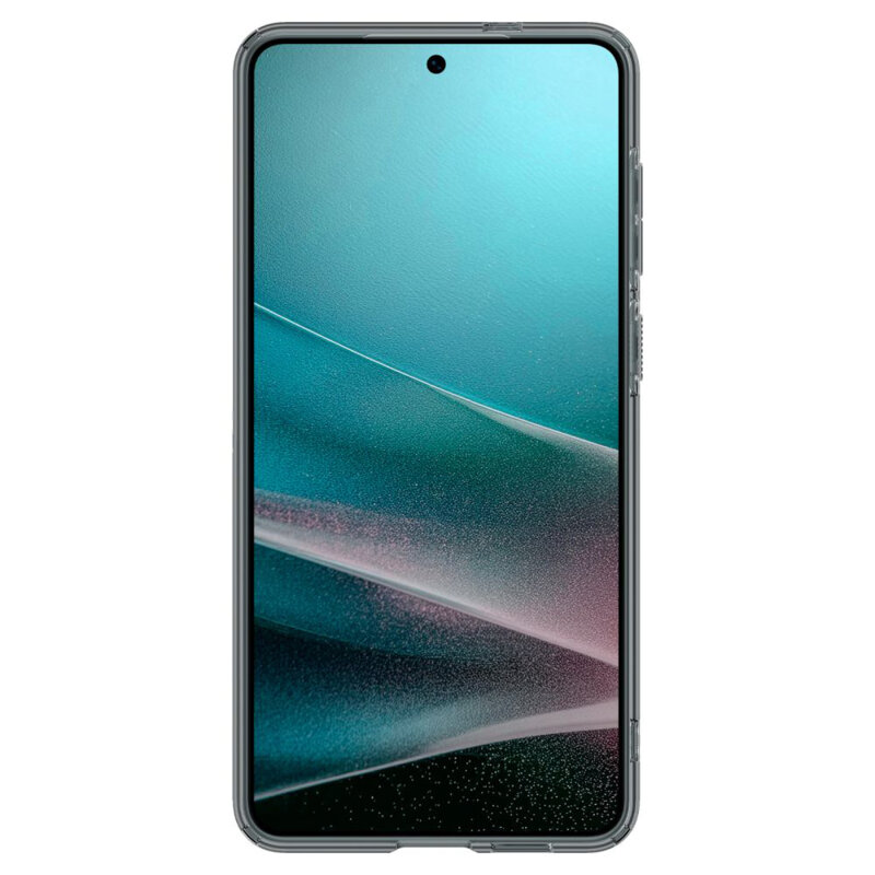 Husa Samsung Galaxy S25 Edge Spigen Liquid Crystal, cenusiu
