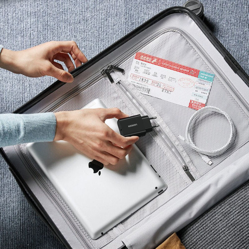 Incarcator retea tip C Quick Charge Ugreen, 10191, 20W, negru