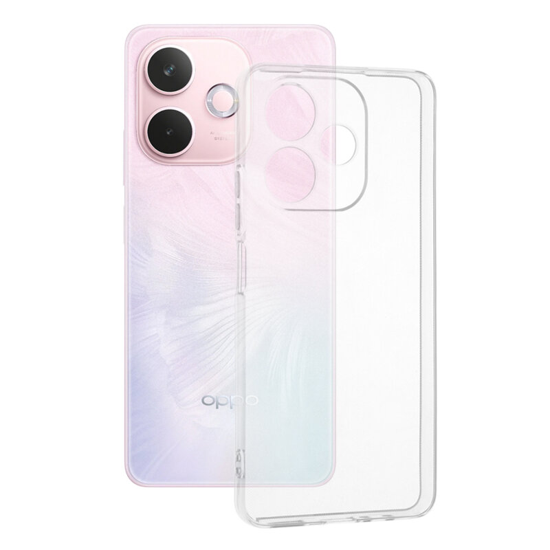 Husa Oppo A5 Pro 5G Techsuit Clear Silicone, transparenta