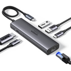 HUB USB-C la 2x USB3.2, 2x Type-C, HDMI, RJ45 Ugreen, 45000