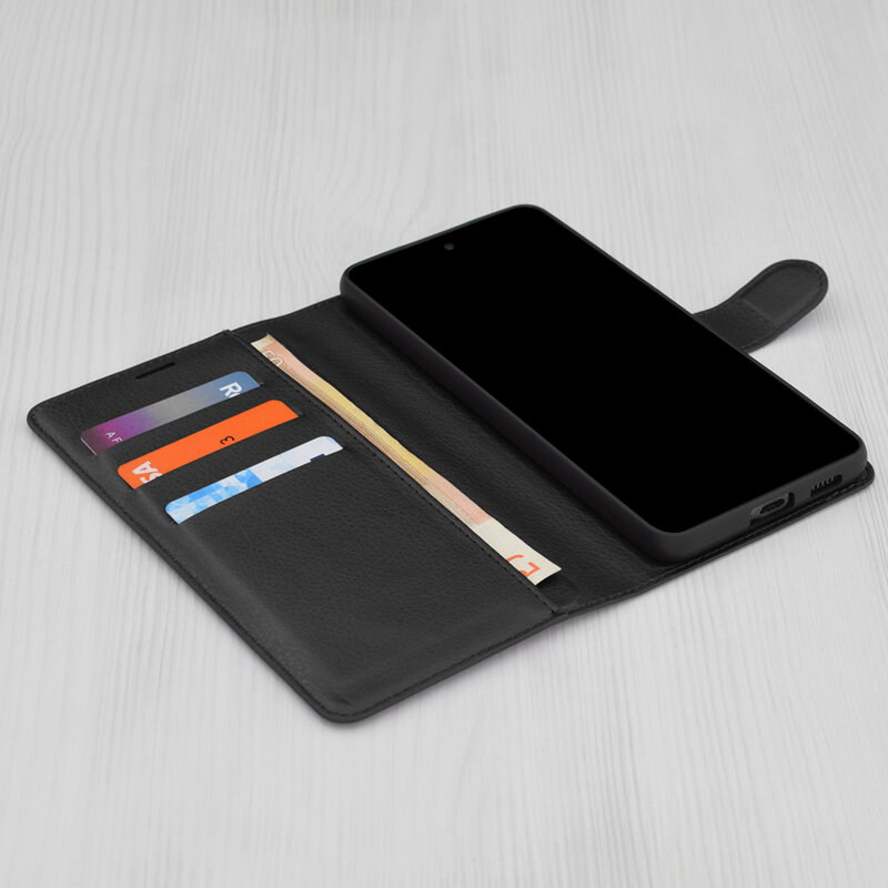 Husa Xiaomi Redmi A3x Techsuit Leather Folio, negru
