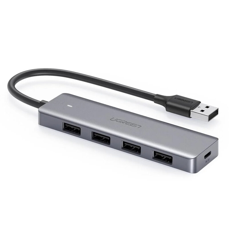 HUB 5in1 USB, Micro-USB Ugreen, Plug & Play, 5Gbps, 0.15m, 50985
