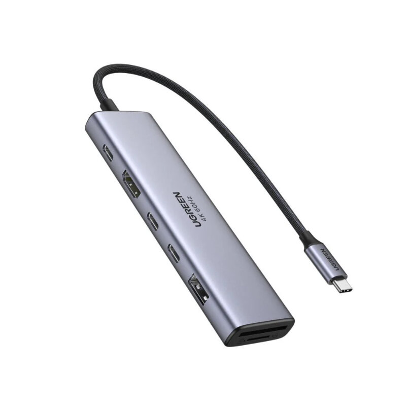 Hub USB-C la 3x USB-C, 1x USB-A, 1x HDMI, SD/TF Card Ugreen, 45521