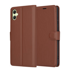 Husa Samsung Galaxy A05 Techsuit Leather Folio, maro