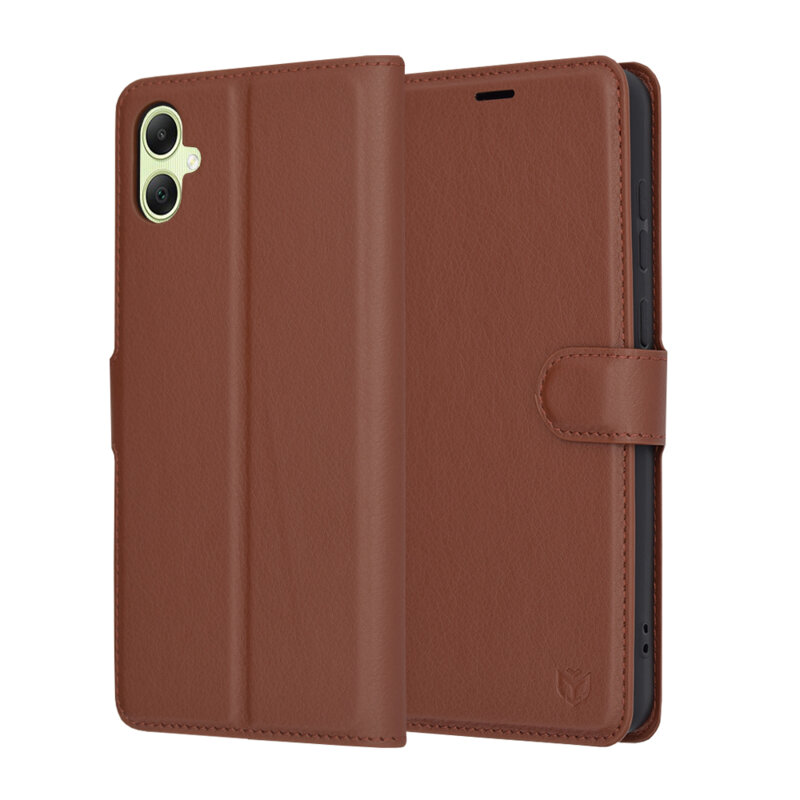Husa Samsung Galaxy A05 Techsuit Leather Folio, maro