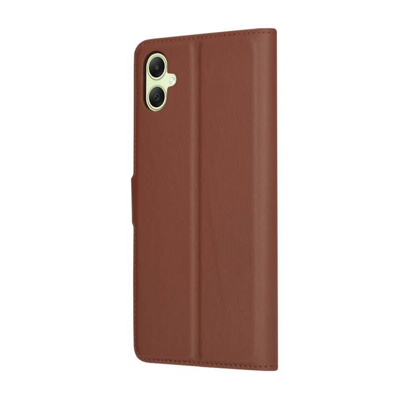Husa Samsung Galaxy A05 Techsuit Leather Folio, maro