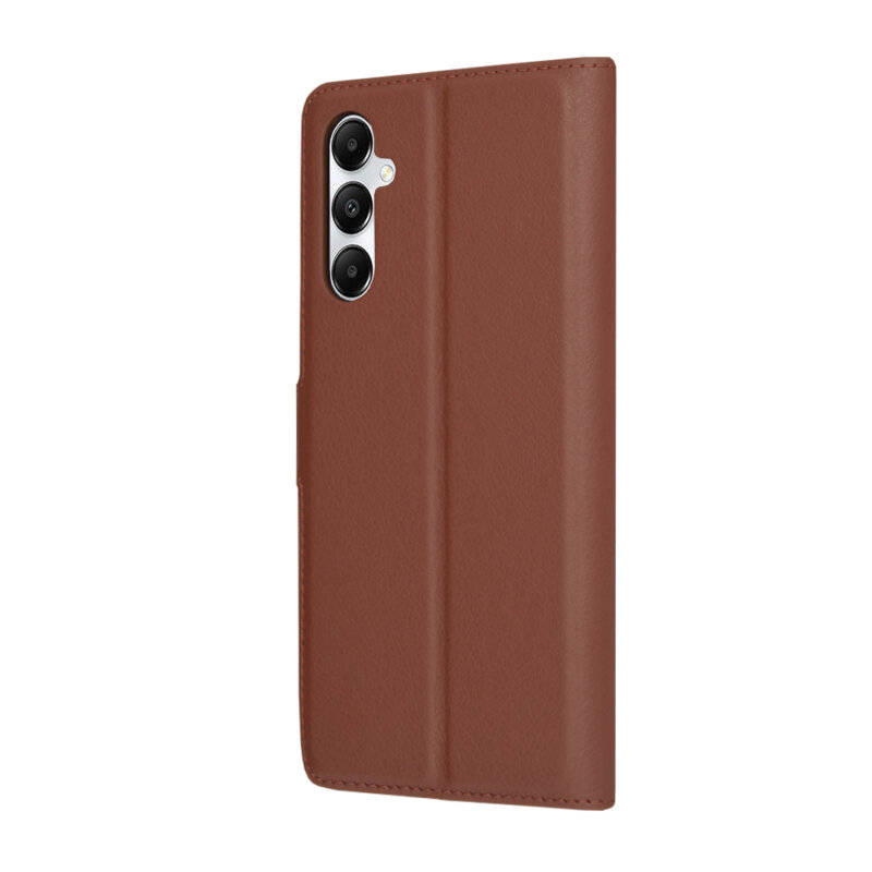Husa Samsung Galaxy A05s Techsuit Leather Folio, maro