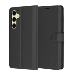 Husa Samsung Galaxy S24 FE Techsuit Leather Folio, negru