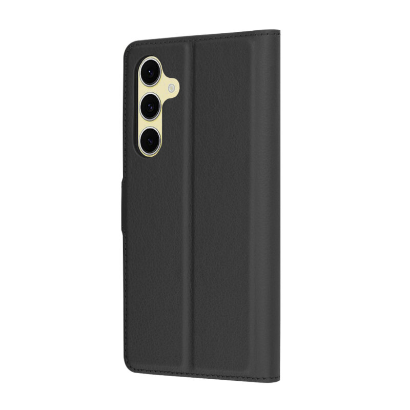 Husa Samsung Galaxy S24 FE Techsuit Leather Folio, negru