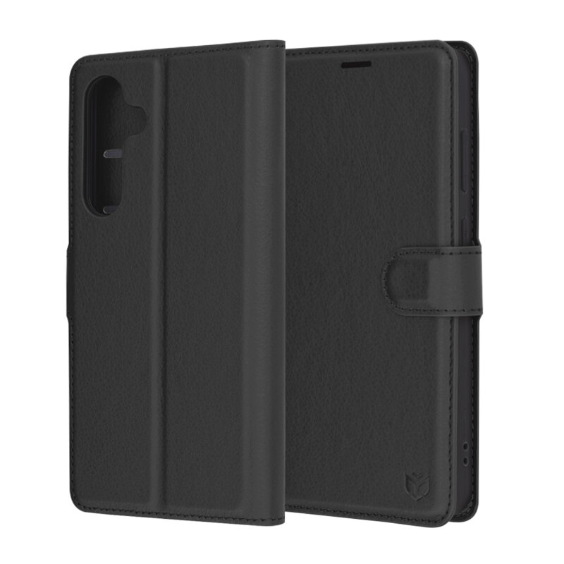 Husa Samsung Galaxy S24 FE Techsuit Leather Folio, negru