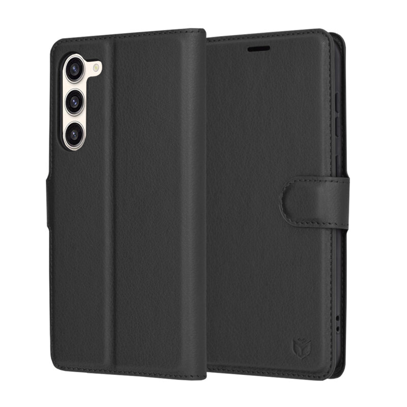 Husa Samsung Galaxy S23 Plus Techsuit Leather Folio, negru