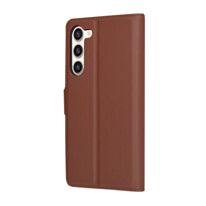 Husa Samsung Galaxy S23 Techsuit Leather Folio, maro