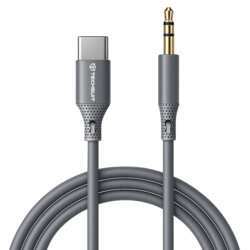 Adaptor audio premium, Type-C la Jack Techsuit SoundFleX AC4, 1m