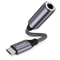Adaptor audio premium, cablu AUX 3A Techsuit MusicDoX AC8