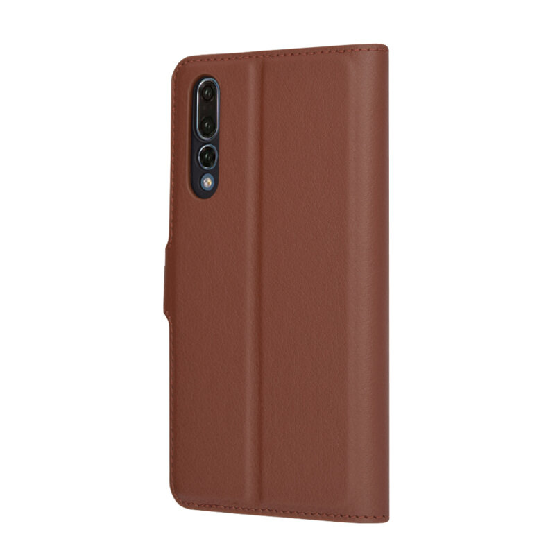 Husa Huawei P20 Pro Techsuit Leather Folio, maro