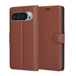 Husa Google Pixel 9 Pro XL Techsuit Leather Folio, maro