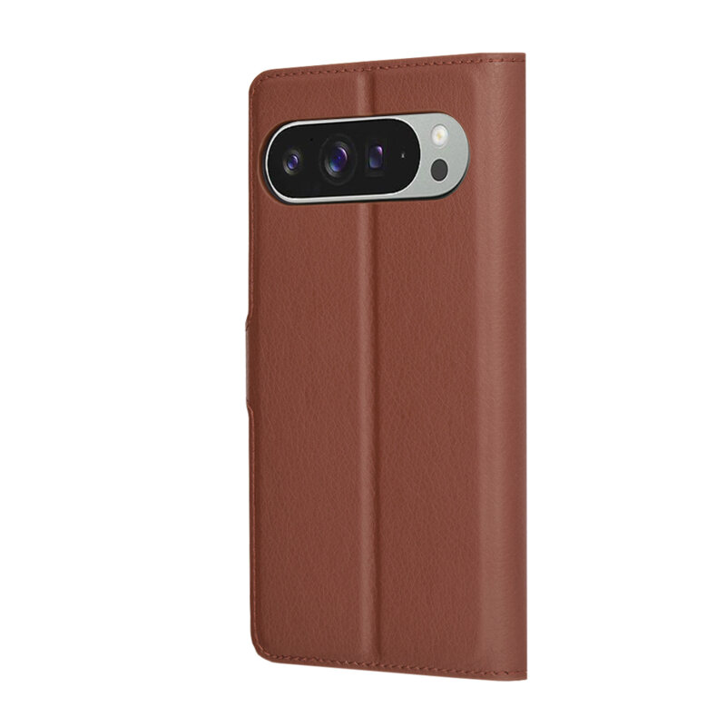 Husa Google Pixel 9 Pro XL Techsuit Leather Folio, maro