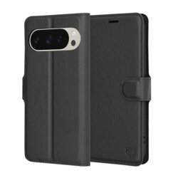 Husa Google Pixel 9 Pro Techsuit Leather Folio, negru