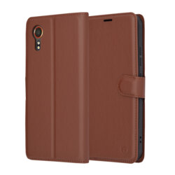 Husa Samsung Galaxy Xcover7 Techsuit Leather Folio, maro