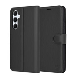 Husa Samsung Galaxy A55 5G Techsuit Leather Folio, negru