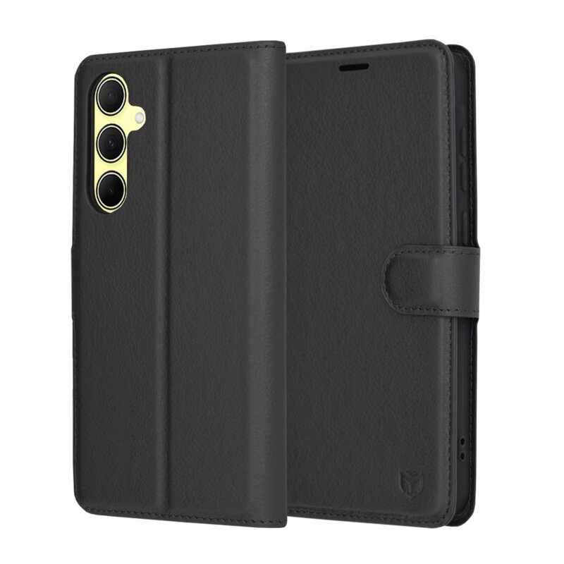 Husa Samsung Galaxy A35 5G Techsuit Leather Folio, negru