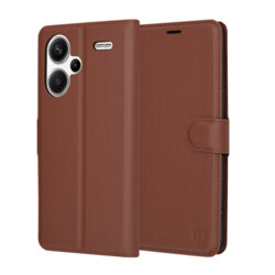 Husa Xiaomi Redmi Note 13 Pro+ 5G Techsuit Leather Folio, maro