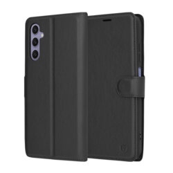 Husa Samsung Galaxy S24 Techsuit Leather Folio, negru