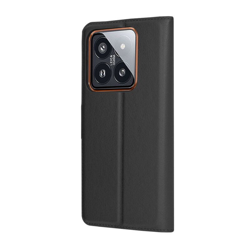 Husa Xiaomi 14 Pro Techsuit Leather Folio, negru