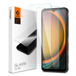 [Pachet 2x] Folie Samsung Galaxy Xcover7 Spigen Glas.tR Slim, transparenta