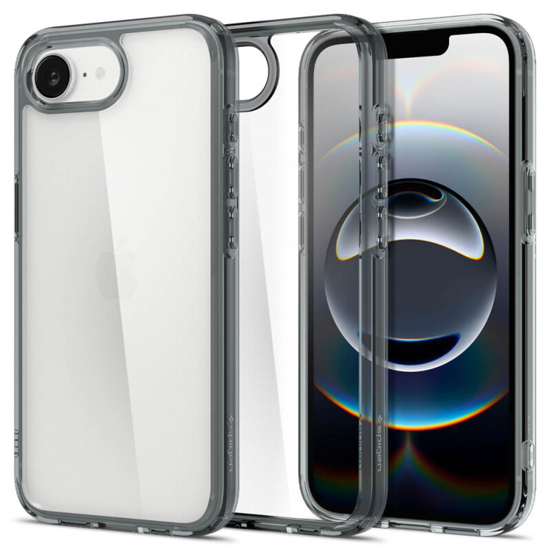 Husa iPhone 16e Spigen Ultra Hybrid, gri