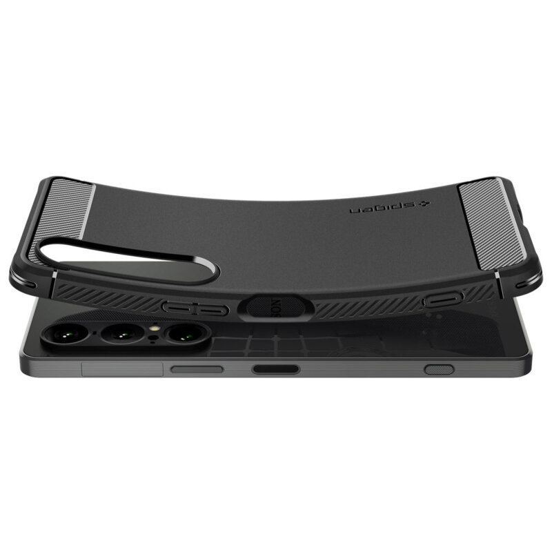 Husa Sony Xperia 1 VII Spigen Rugged Armor, negru mat