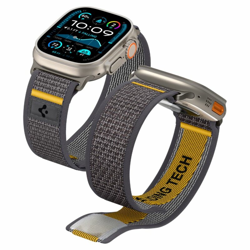 Curea Apple Watch SE 2 44mm Spigen Athlex Air, gri