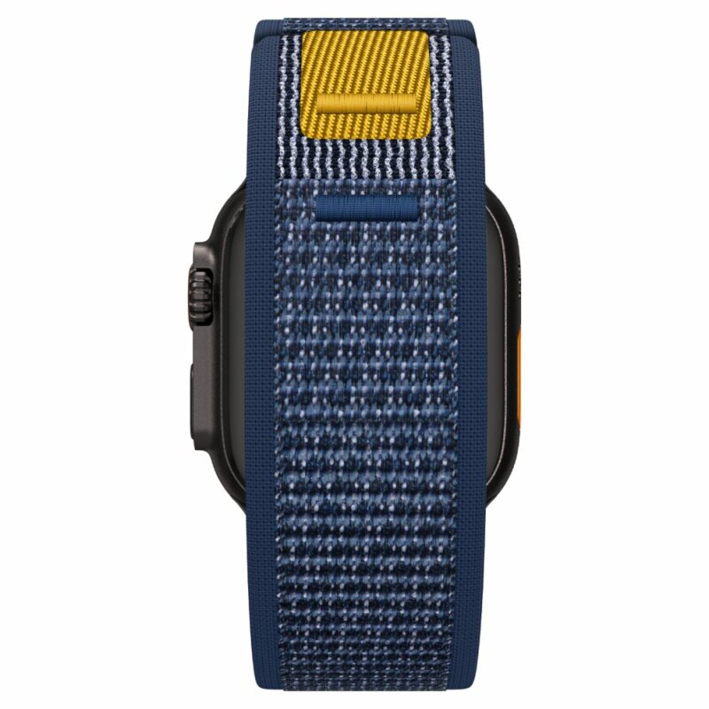 Curea Apple Watch 10 46mm Spigen Athlex Air, bleumarin