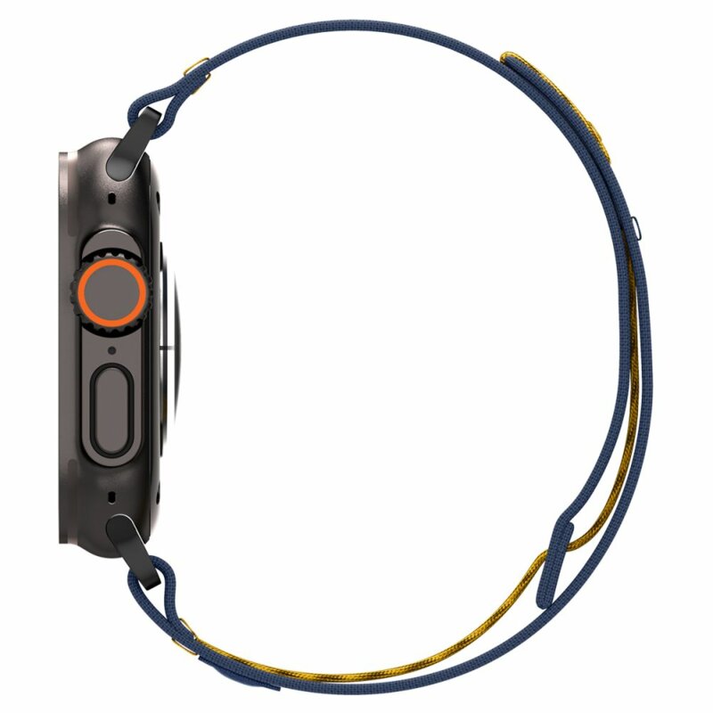 Curea Apple Watch 10 46mm Spigen Athlex Air, bleumarin