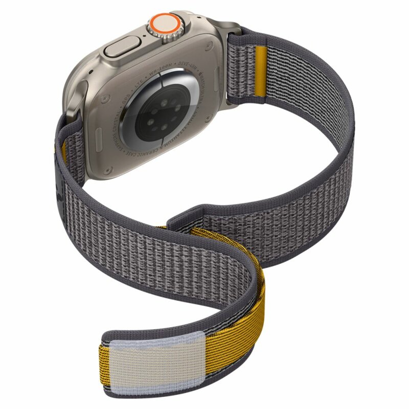 Curea Apple Watch 10 46mm Spigen Athlex Air, gri