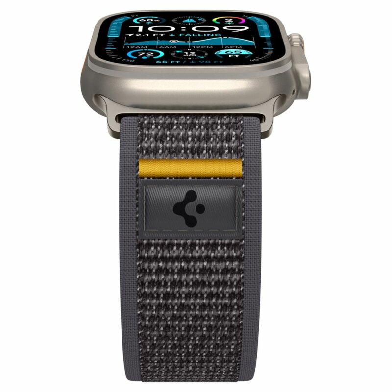 Curea Apple Watch 10 46mm Spigen Athlex Air, gri