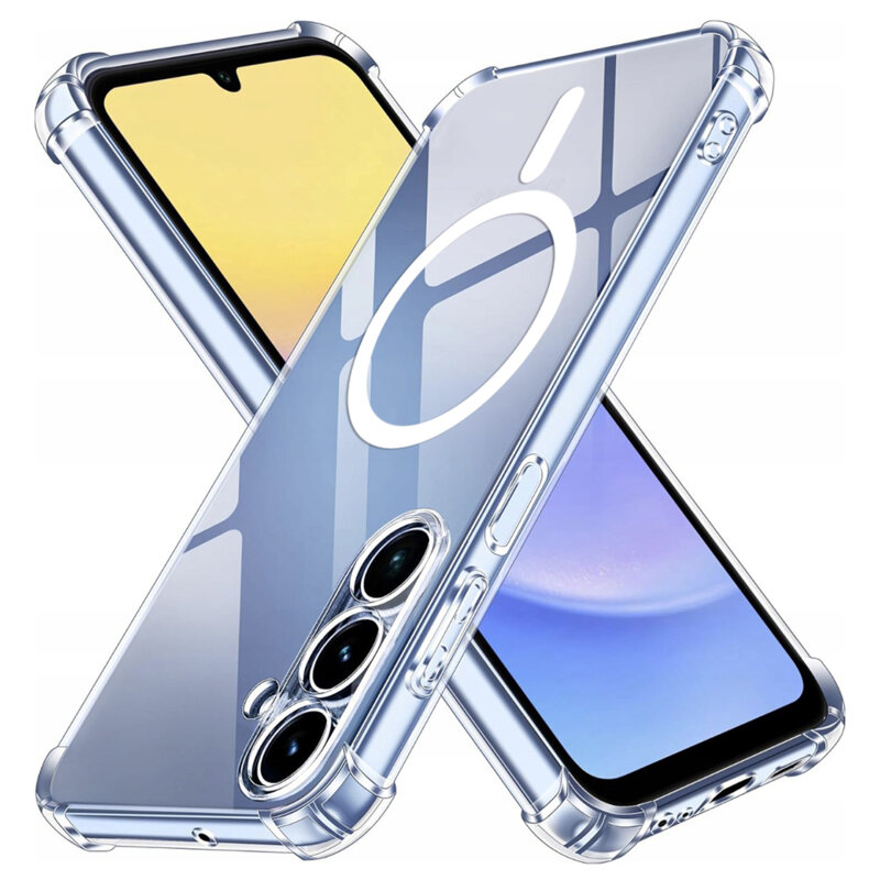 Husa Samsung Galaxy A15 5G Techsuit Shockproof Clear Silicone, transparenta