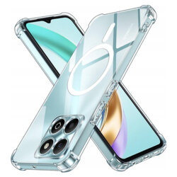 Husa Honor X6b Techsuit Shockproof Clear Silicone MagSafe, transparenta