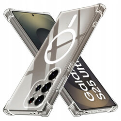Husa Samsung Galaxy S25 Ultra Techsuit Shockproof Clear Silicone MagSafe, transparenta