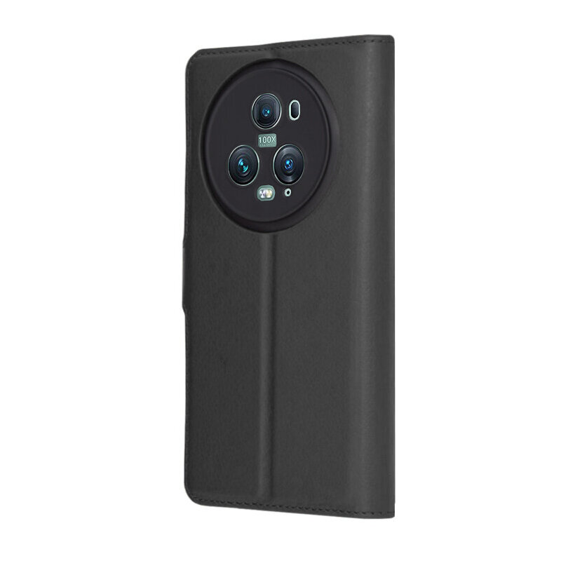 Husa Honor Magic5 Pro Techsuit Leather Folio, negru