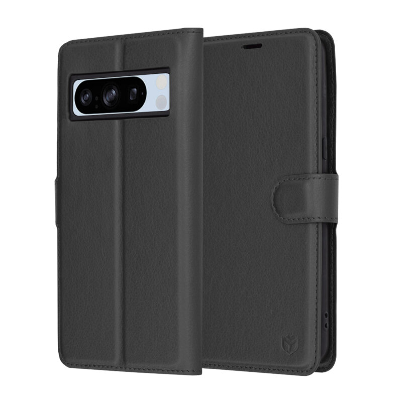 Husa Google Pixel 8 Pro Techsuit Leather Folio, negru