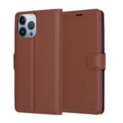Husa iPhone 13 Pro Max Techsuit Leather Folio, maro