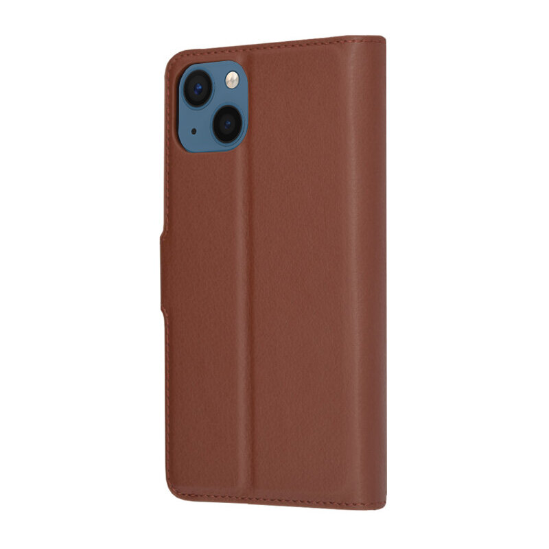 Husa iPhone 13 Techsuit Leather Folio, maro