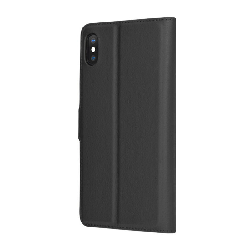 Husa iPhone XS Max Techsuit Leather Folio, negru
