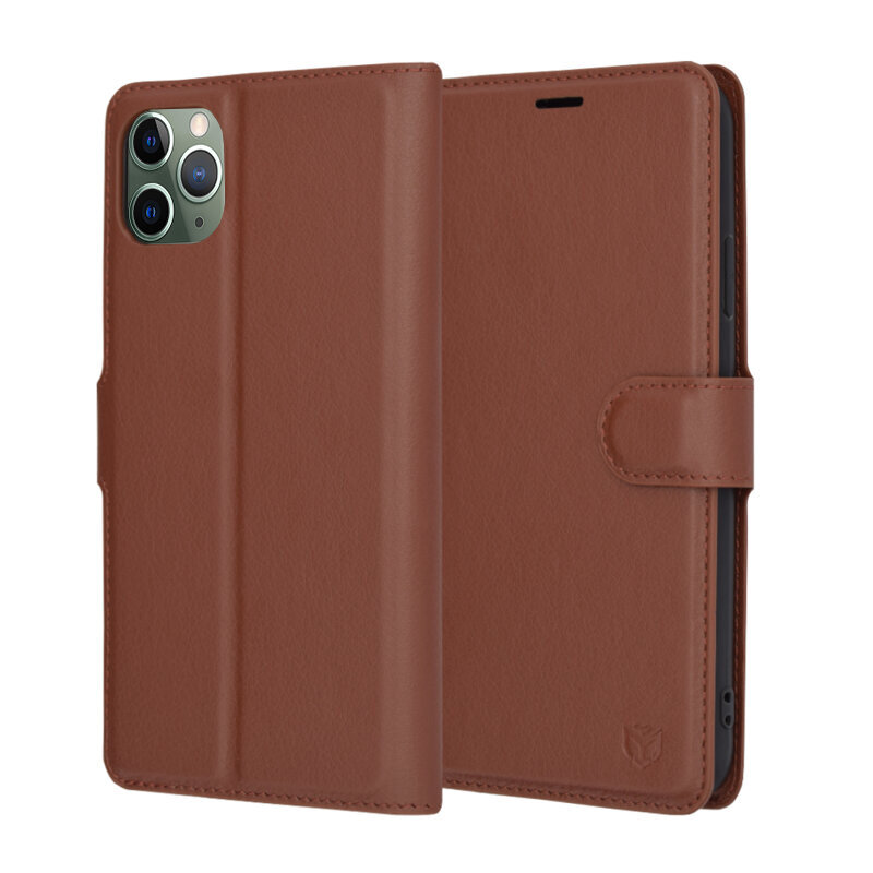 Husa iPhone 11 Pro Max Techsuit Leather Folio, maro
