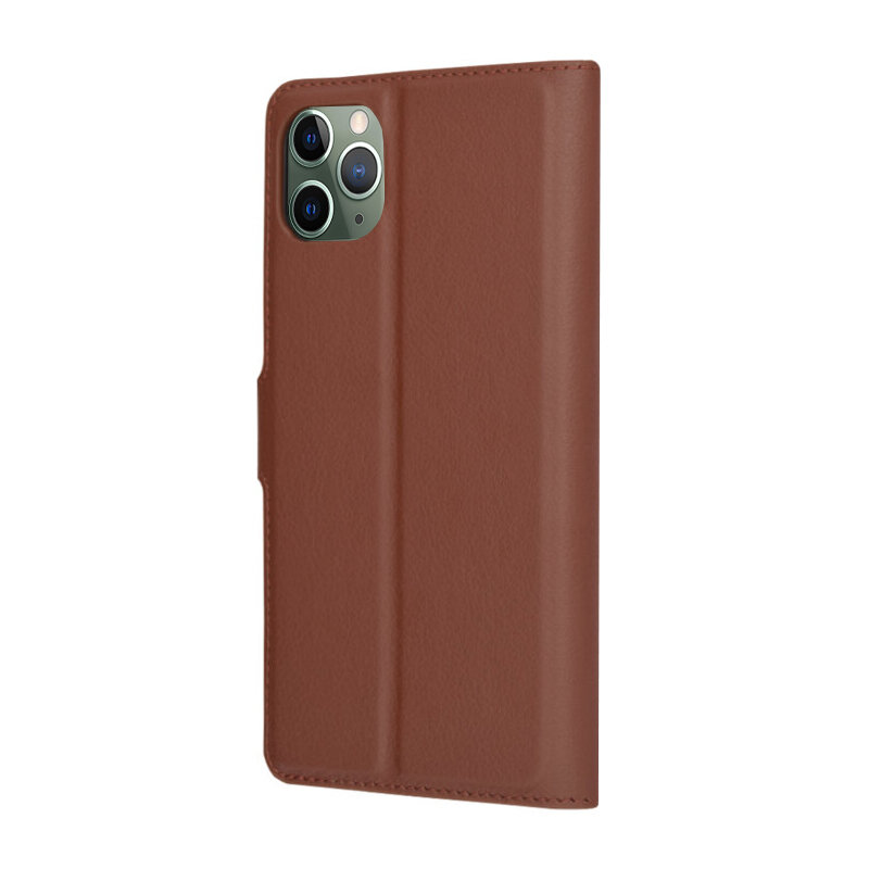 Husa iPhone 11 Pro Max Techsuit Leather Folio, maro
