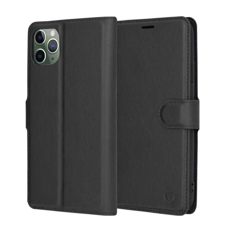Husa iPhone 11 Pro Max Techsuit Leather Folio, negru