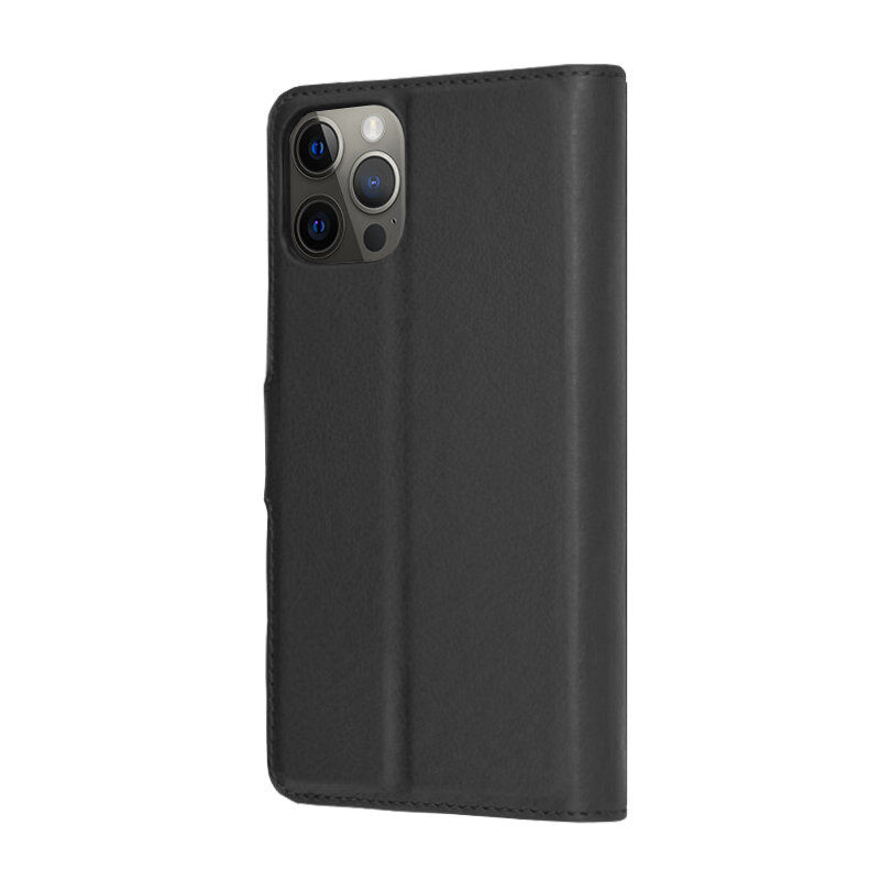 Husa iPhone 12 Pro Techsuit Leather Folio, negru