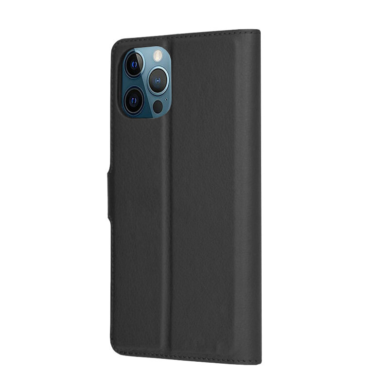 Husa iPhone 12 Pro Max Techsuit Leather Folio, negru
