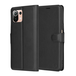 Husa Xiaomi Mi 11 Lite Techsuit Leather Folio, negru